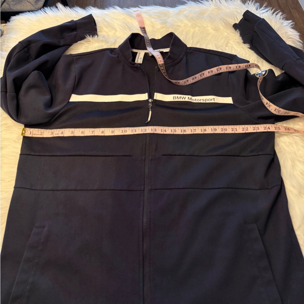Puma | BMW Motorsport Navy Blue Men’s XL Zip Up Sweater with Pockets NWOT - Picture 13 of 16